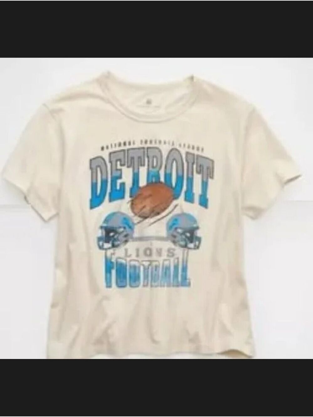 AE NFL DETROIT LIONS TEE - TAG $45 Small 898